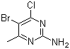 2-Pyrimidinamine, 5-bromo-4-chloro-6-methyl-Structure,6314-12-1Structure 2-Pyrimidinamine, 5-bromo-4-chloro-6-methyl- Structure,6314-12-1Structure