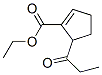 1-Cyclopentene-1-carboxylicacid,5-(1-oxopropyl)-,ethylester(9ci)Structure,632353-27-6Structure 1-Cyclopentene-1-carboxylicacid,5-(1-oxopropyl)-,ethylester(9ci) Structure,632353-27-6Structure