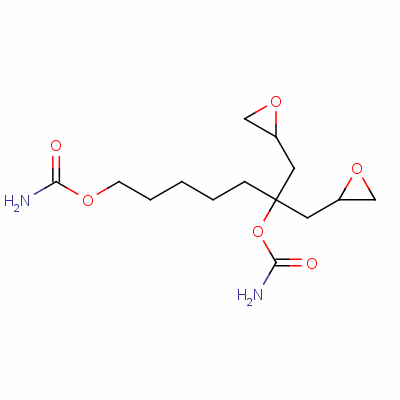Bis(oxiranylmethyl) hexamethylenebiscarbamateStructure,63283-71-6Structure Bis(oxiranylmethyl) hexamethylenebiscarbamate Structure,63283-71-6Structure