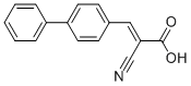 Alpha-cyano-4-phenylcinnamic acidStructure,63472-31-1Structure Alpha-cyano-4-phenylcinnamic acid Structure,63472-31-1Structure
