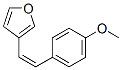 (9ci)-3-[(1z)-2-(4-甲氧基苯基)乙烯]-呋喃結(jié)構(gòu)式_635678-36-3結(jié)構(gòu)式