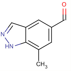 1H-indazole-5-carboxaldehyde, 7-methyl- (9ci) Structure,635712-40-2Structure