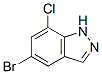 1H-Indazole, 5-bromo-7-chloro-Structure,635712-44-6Structure 1H-Indazole, 5-bromo-7-chloro- Structure,635712-44-6Structure