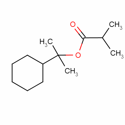 1-Cyclohexyl-1-methylethyl isobutyrateStructure,63574-03-8Structure 1-Cyclohexyl-1-methylethyl isobutyrate Structure,63574-03-8Structure