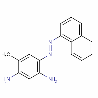 1,3-Benzenediamine, 4-methyl-6-(1-naphthalenylazo)-Structure,6364-39-2Structure 1,3-Benzenediamine, 4-methyl-6-(1-naphthalenylazo)- Structure,6364-39-2Structure