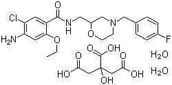 Mosapride citrate dihydrate Structure,636582-62-2Structure