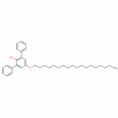 5-(十八基氧基)-m-四苯基-2-醇結構式_63671-76-1結構式
