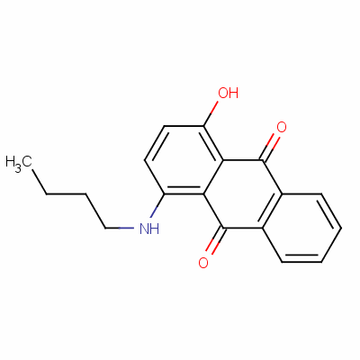 1-(Butylamino)-4-hydroxyanthraquinoneStructure,63768-01-4Structure 1-(Butylamino)-4-hydroxyanthraquinone Structure,63768-01-4Structure