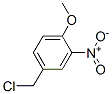 Benzene, 4-(chloromethyl)-1-methoxy-2-nitro-Structure,6378-19-4Structure Benzene, 4-(chloromethyl)-1-methoxy-2-nitro- Structure,6378-19-4Structure
