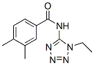 Benzamide, n-(1-ethyl-1h-tetrazol-5-yl)-3,4-dimethyl-(9ci)Structure,638146-67-5Structure Benzamide, n-(1-ethyl-1h-tetrazol-5-yl)-3,4-dimethyl-(9ci) Structure,638146-67-5Structure