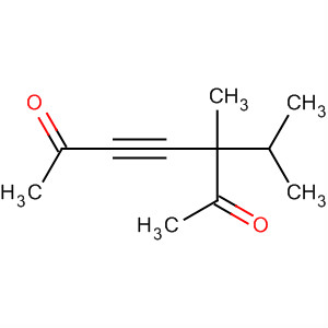 5-Methyl-5-isopropyl-3-heptyne-2,6-dioneStructure,63922-44-1Structure 5-Methyl-5-isopropyl-3-heptyne-2,6-dione Structure,63922-44-1Structure