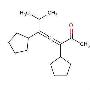 3,5-Dicyclopentyl-6-methyl-3,4-heptadien-2-oneStructure,63922-51-0Structure 3,5-Dicyclopentyl-6-methyl-3,4-heptadien-2-one Structure,63922-51-0Structure