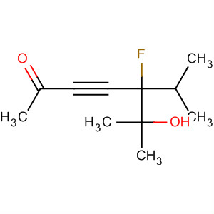5-氟-6-羥基-6-甲基-5-異丙基-3-庚炔-2-酮結(jié)構(gòu)式_63922-62-3結(jié)構(gòu)式
