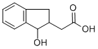1-Hydroxy-2-indanacetic acidStructure,63992-22-3Structure 1-Hydroxy-2-indanacetic acid Structure,63992-22-3Structure