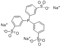 Tris(3-sulfonatophenyl)phosphine n-Hydrate Aodium Salt Structure,63995-70-0Structure