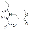 5-Ethyl-2-nitro-1h-imidazole-1-propanoic acid methyl esterStructure,64038-62-6Structure 5-Ethyl-2-nitro-1h-imidazole-1-propanoic acid methyl ester Structure,64038-62-6Structure