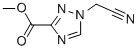 1H-1,2,4-triazole-3-carboxylicacid,1-(cyanomethyl)-,methylester(9ci)Structure,64074-25-5Structure 1H-1,2,4-triazole-3-carboxylicacid,1-(cyanomethyl)-,methylester(9ci) Structure,64074-25-5Structure