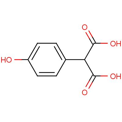 4-Hydroxyphenylmalonic acidStructure,64076-52-4Structure 4-Hydroxyphenylmalonic acid Structure,64076-52-4Structure
