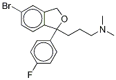 3-(5-溴-1-(4-氟苯基)-1,3-二氫異苯并呋喃-1-基)-N,N-二甲基丙烷-1-胺結(jié)構(gòu)式_64169-39-7結(jié)構(gòu)式