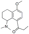 1,2,3,4-Tetrahydro-n,n-dimethyl-5-methoxy-8-propionyl-1-naphthalenamineStructure,64237-91-8Structure 1,2,3,4-Tetrahydro-n,n-dimethyl-5-methoxy-8-propionyl-1-naphthalenamine Structure,64237-91-8Structure