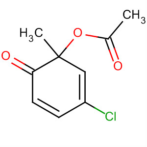Acetic acid 3-chloro-1-methyl-6-oxo-2,4-cyclohexadienyl esterStructure,64248-38-0Structure Acetic acid 3-chloro-1-methyl-6-oxo-2,4-cyclohexadienyl ester Structure,64248-38-0Structure