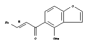 1-(4-Methoxybenzofuran-5-yl)-3-phenyl-2-propen-1-oneStructure,64280-20-2Structure 1-(4-Methoxybenzofuran-5-yl)-3-phenyl-2-propen-1-one Structure,64280-20-2Structure