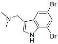 5,7-Dibromo-n,n-dimethyl-1h-indole-3-methanamineStructure,64299-04-3Structure 5,7-Dibromo-n,n-dimethyl-1h-indole-3-methanamine Structure,64299-04-3Structure
