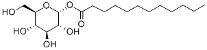 1-Oxododecyl-alpha-D-glucopyranosideStructure,64395-91-1Structure 1-Oxododecyl-alpha-D-glucopyranoside Structure,64395-91-1Structure