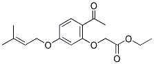2’-Ethoxycarbonylmethoxy-4’-(3-methyl-2-butenyloxy) acetophenoneStructure,64506-46-3Structure 2’-Ethoxycarbonylmethoxy-4’-(3-methyl-2-butenyloxy) acetophenone Structure,64506-46-3Structure