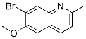 7-Bromo-6-methoxy-2-methyl-quinoline Structure,646039-16-9Structure