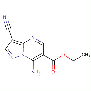 Ethyl 7-amino-3-cyanopyrazolo<1,5-a>pyrimidine-6-carboxylate Structure,64689-81-2Structure