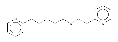 1,8-Bis(2-pyridyl)-3,6-dithiaoctaneStructure,64691-70-9Structure 1,8-Bis(2-pyridyl)-3,6-dithiaoctane Structure,64691-70-9Structure