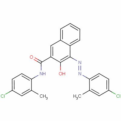 (E)-n-(4-chloro-2-methylphenyl)-4-((4-chloro-2-methylphenyl)diazenyl)-3-hydroxy-2-naphthamideStructure,6471-51-8Structure (E)-n-(4-chloro-2-methylphenyl)-4-((4-chloro-2-methylphenyl)diazenyl)-3-hydroxy-2-naphthamide Structure,6471-51-8Structure