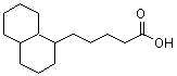 1-十氫萘戊酸結(jié)構(gòu)式_64766-86-5結(jié)構(gòu)式