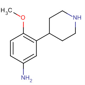 4-甲氧基-3-(4-哌啶基)苯胺結構式_648901-49-9結構式