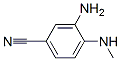 3-Amino-4-(methylamino)benzonitrileStructure,64910-46-9Structure 3-Amino-4-(methylamino)benzonitrile Structure,64910-46-9Structure