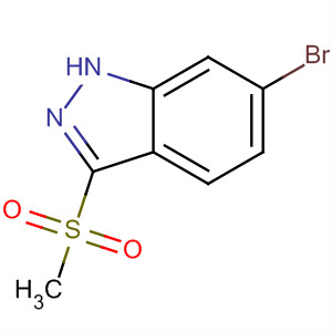 1H-indazole,6-bromo-3-(methylsulfonyl)-Structure,651780-43-7Structure 1H-indazole,6-bromo-3-(methylsulfonyl)- Structure,651780-43-7Structure