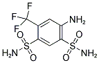 4-Amino-6-(trifluoromethyl)benzene-1,3-disulfonamide Structure,654-62-6Structure