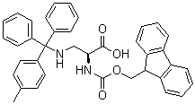 Fmoc-dap(mtt)-oh Structure,654670-89-0Structure