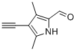 1H-pyrrole-2-carboxaldehyde, 4-ethynyl-3,5-dimethyl-(9ci)Structure,65613-21-0Structure 1H-pyrrole-2-carboxaldehyde, 4-ethynyl-3,5-dimethyl-(9ci) Structure,65613-21-0Structure