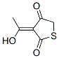 2,4(3H,5h)-thiophenedione, 3-(1-hydroxyethylidene)-, (z)-(9ci)Structure,66056-68-6Structure 2,4(3H,5h)-thiophenedione, 3-(1-hydroxyethylidene)-, (z)-(9ci) Structure,66056-68-6Structure