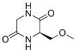2,5-Piperazinedione, 3-(methoxymethyl)-, (3r)-(9ci)Structure,660862-80-6Structure 2,5-Piperazinedione, 3-(methoxymethyl)-, (3r)-(9ci) Structure,660862-80-6Structure