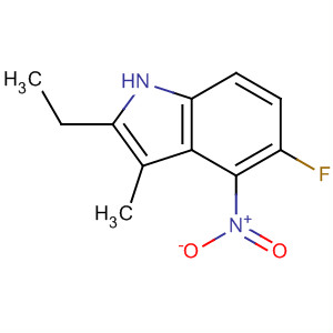 1H-indole,2-ethyl-5-fluoro-3-methyl-4-nitro-(9ci)Structure,663177-52-4Structure 1H-indole,2-ethyl-5-fluoro-3-methyl-4-nitro-(9ci) Structure,663177-52-4Structure