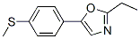 (9ci)-2-乙基-5-[4-(甲基硫代)苯基]-噁唑結(jié)構(gòu)式_666702-85-8結(jié)構(gòu)式