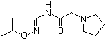 1-Pyrrolidineacetamide, n-(5-methyl-3-isoxazolyl)-Structure,666821-88-1Structure 1-Pyrrolidineacetamide, n-(5-methyl-3-isoxazolyl)- Structure,666821-88-1Structure