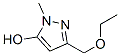 1H-pyrazol-5-ol, 3-(ethoxymethyl)-1-methyl-Structure,66708-00-7Structure 1H-pyrazol-5-ol, 3-(ethoxymethyl)-1-methyl- Structure,66708-00-7Structure
