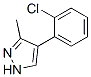 4-(2-Chlorophenyl)-3-methyl-1H-pyrazole Structure,667400-39-7Structure