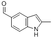 1H-indole-5-carboxaldehyde, 2-methyl-(9ci)Structure,671215-52-4Structure 1H-indole-5-carboxaldehyde, 2-methyl-(9ci) Structure,671215-52-4Structure