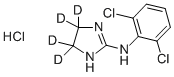 Clonidine-d4 hcl (imidazoline-4,4,5,5-d4)Structure,67151-02-4Structure Clonidine-d4 hcl (imidazoline-4,4,5,5-d4) Structure,67151-02-4Structure