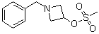 1-Benzyl-3-methanesulfonyloxyazetidineStructure,67160-49-0Structure 1-Benzyl-3-methanesulfonyloxyazetidine Structure,67160-49-0Structure